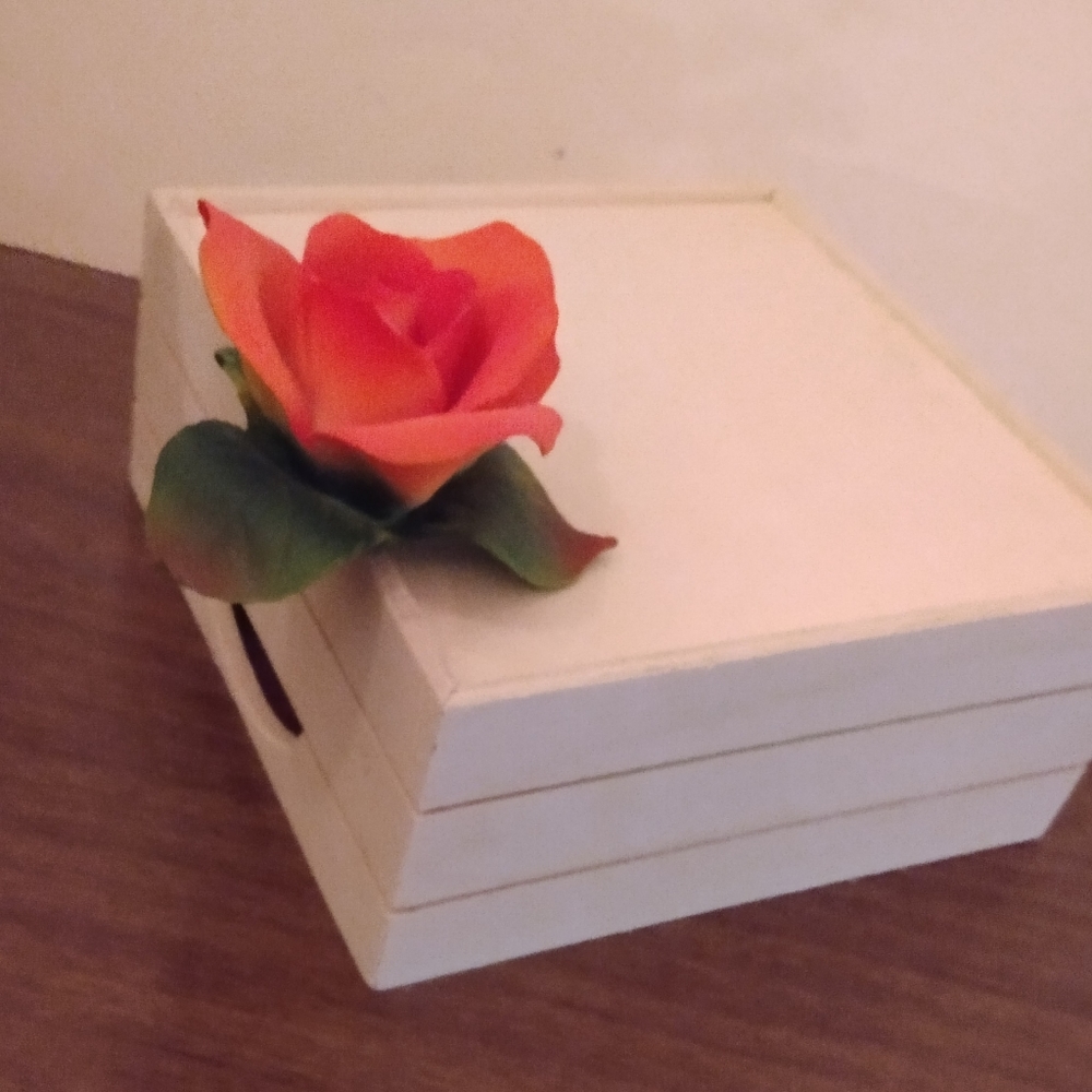 Porcelain Rose Sculpture
